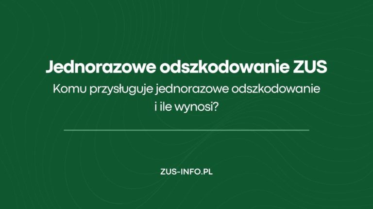 ZUS Zasiłek Chorobowy, Kiedy ZUS Wypłaca Chorobowe?