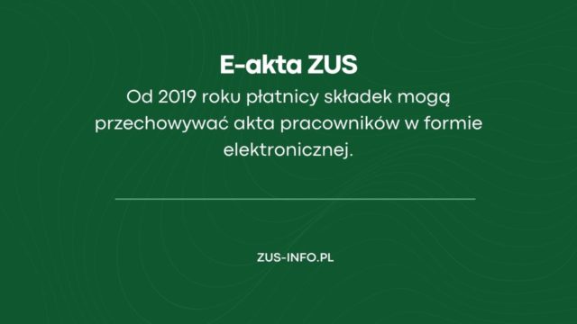 E-akta ZUS