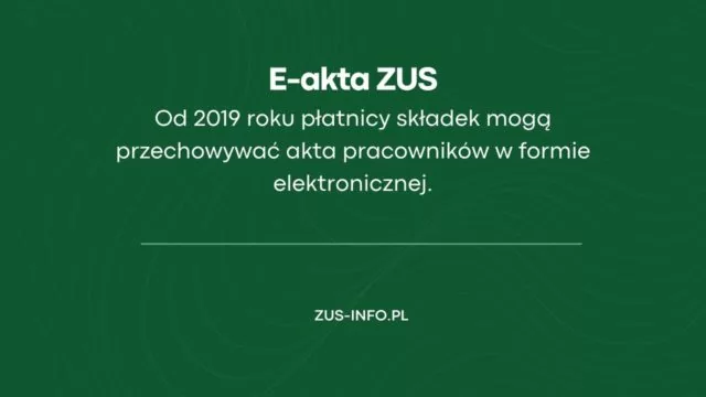 E-akta ZUS