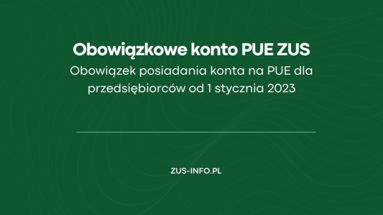 Pue Zus Platforma Usług Elektronicznych Zus Online 0742